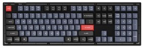 Wired custom mechanical keyboard Keychron V6 QMK/VIA RGB Knob Brown Switch (frosted black translucent)