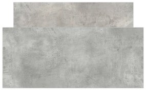 vidaXL Πλαίσιο Κρεβατιού Γκρι Σκυροδέματος 100x200 εκ. Επεξεργ. Ξύλο