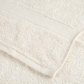 vidaXL Πετσέτες Premium Σετ 6 Τεμ. SOLUND Κρεμ 600 γρ/μ²