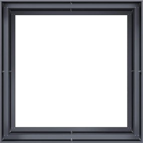 vidaXL Ζαρντινιέρα Ανθρακί 100x100x80 εκ. από Χάλυβα