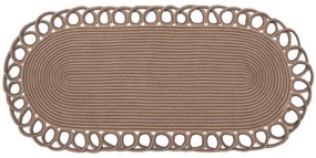 Οβάλ Χαλί Διαδρόμου (70x160) Silk Fashion 1911-6 L.Grey