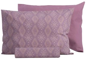 Σετ Παπλωματοθήκη Μονή Shreder Mauve 1x(170x240) + 1x(52×72) - Nef-Nef Homeware