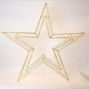 Αστέρι Φωτιζόμενο 2640 Led 600-22532 110cm 2500-3500K Με Timer IP44 Bronze