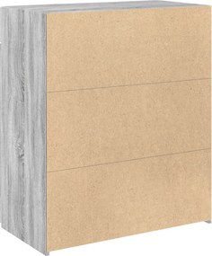 vidaXL Ντουλάπι Γκρι Sonoma 80x42,5x93 εκ. από Επεξεργασμένο Ξύλο