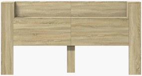 vidaXL Κεφαλάρι Δρύς Sonoma 200 x 16,5 x 103,5 cm Επεξεργασμένο ξύλο