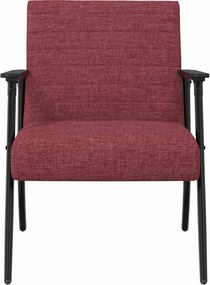 vidaXL Πολυθρόνα Κόκκινο 59 x 75 x 78 εκ ύφασμα