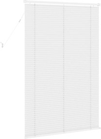 vidaXL Βενετσιάνικη Σκίαση Λευκός 150 x 80 cm 25 mm PVC