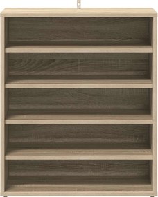 vidaXL Παπουτσοθήκη Sonoma Δρυς 60 x 35 x 70 εκ. από Επεξ. Ξύλο