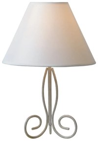 Φωτιστικό Επιτραπέζιο Table &amp; Floor Luminairies KS1007T1WG White Metal, Fabric