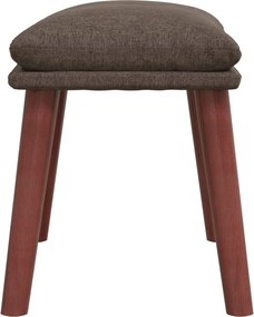 vidaXL Υποπόδιο Taupe 45 x 29,5 x 35 εκ. Υφασμάτινο