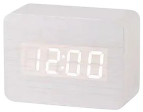 Ψηφιακό Ρολόι Ξυπνητήρι Λευκό