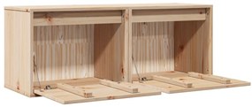 vidaXL Ντουλάπια Τοίχου 2 τεμ. 45 x 30 x 35 εκ. από Μασίφ Ξύλο Πεύκου