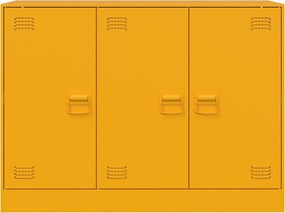 vidaXL Ντουλάπι Μουσταρδί 99x39x73 εκ. από Ατσάλι