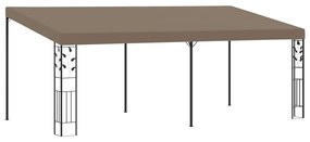 vidaXL Κιόσκι Επιτοίχιο Taupe 6 x 3 x 2,5 μ.