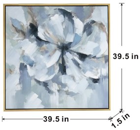 Πίνακας ελαιογραφία Summer Solstice με κορνίζα  100 * 3.7 * 100cm - 82356