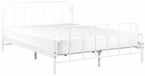 Κρεβάτι Berwyn 1993, Διπλό, Άσπρο, 140x200, Μέταλλο, Τάβλες για Κρεβάτι, 145x206x94cm, 29 kg, Ξύλο: Λεύκα | Epipla1.gr