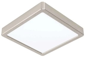Φωτιστικό Οροφής-Πλαφονιέρα Fueva-Z 900115 21x21x2,8cm Dimmable Led 16,5W Satin Nickel Eglo Steel,Plastic