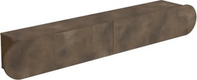 Stewehome Μοντέρνα επιτοίχια βάση τηλεόρασης με οβάλ πόρτα 180x31x30 cm