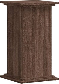 vidaXL Βάσεις Φυτών Καφέ Δρυς 33x33x60 εκ. Επεξεργασμένο Ξύλο
