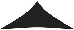 vidaXL Πανί Σκίασης Τρίγωνο Μαύρο 5 x 6 x 6 μ. από Ύφασμα Oxford