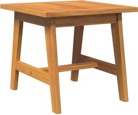 vidaXL Τραπεζάκι Πλευράς Φυσικό Λάδι 45 x 45 x 40 cm