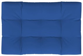 vidaXL Μαξιλάρι Παλέτας Μπλε Ρουά 120 x 80 x 12 εκ. Υφασμάτινο