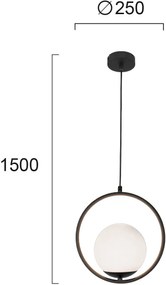 Φωτιστικό οροφής Viokef Anouk Round