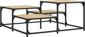 vidaXL Τραπεζάκι Σαλονιού Sonoma Δρυς 87,5x87,5x40 εκ. Επεξεργ. Ξύλο
