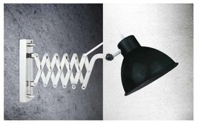 Απλίκα τοίχου NOVO μεταλλική μαύρη ματ Homelighting-77-2204-Μαύρο 77-2204