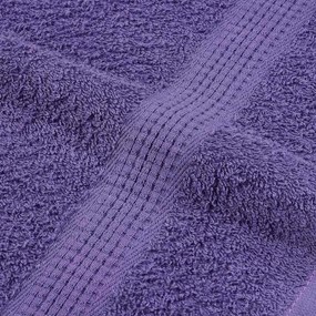 vidaXL Πετσέτες Μπάνιου FROGN 10 τεμ. Μωβ 100x150 εκ. 360 γρ./μ²