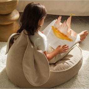 Πουφ Wigiwama Kids Dusty Beige Bunny Beanbag