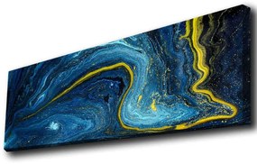 Πίνακας Καμβάς Με Φως Led 139LDG1101 90x30cm Multi Wallity Οριζόντιοι Wood, Canvas