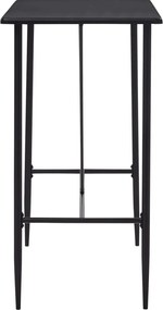 vidaXL Τραπέζι Μπαρ Μαύρο 120 x 60 x 110 εκ. από MDF