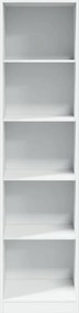 vidaXL Ντουλάπα Λευκή 50 x 50 x 200 εκ. από Επεξ. Ξύλο