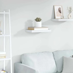 vidaXL Ράφι Τοίχου Δρυς/Άσπρο 50x23,5x3,8 εκ. MDF