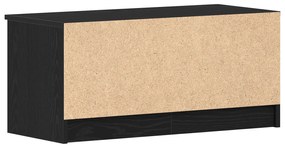 vidaXL Επίπλο TV Μαύρο Δρυς 80x35x36,5 εκ Κατασκευασμένο ξύλο