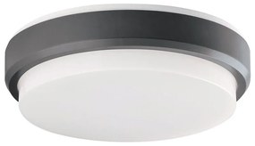 Φωτιστικό Οροφής - Πλαφονιέρα Tinos D200 IP54 4171701 Anthracite Viokef Plastic