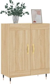 vidaXL Ντουλάπι Sonoma Δρυς 69,5 x 34 x 90 εκ. από Επεξεργασμένο Ξύλο