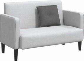 vidaXL Μαξιλάρι Πλάτης Σκούρο Γκρι 50 x 19 x 45 εκ ύφασμα