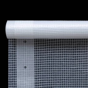 vidaXL Μουσαμάς με Ύφανση Leno Λευκός 2 x 15 μ. 260 γρ./μ²