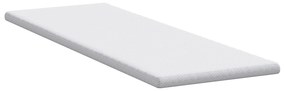 vidaXL Στρώματα Λευκό 70 x 200 cm 100% ύφασμα πολυεστέρα με τζακάρ