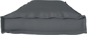vidaXL Μαξιλάρι Ανθρακί 140 x 40 x 8 εκ. Ύφασμα Όξφορντ
