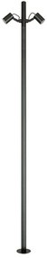 Φωτιστικό Δαπέδου E405 44x14x250cm 2xLed 1072lm 17W 3000K Black