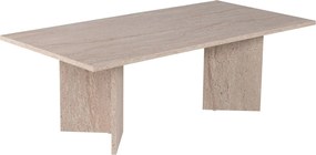 Τραπεζάκι Σαλονιού Τραβερτίνη SABIN 119x60x40