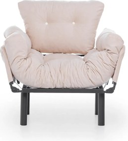 Πολυθρόνα Κρέμα NITTA SINGLE 70x95x85