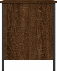 vidaXL Παγκάκι Αποθήκευσης Καφέ Δρυς 40x42,5x50 εκ. από Επεξ. Ξύλο