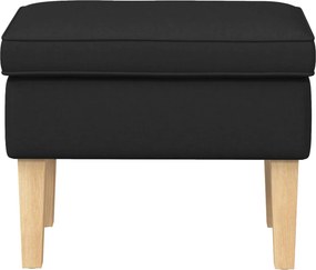 vidaXL Πολυθρόνα Ποδιών Μαύρο 55 x 35 x 41 εκ Ύφασμα