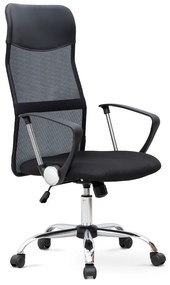 Καρέκλα γραφείου Marco Megapap με ύφασμα Mesh χρώμα μαύρο 62x59x110/120εκ. - Μέταλλο - GP040-0001,1