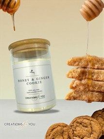 Κερί Αρωματικό Honey & Ginger Cookie - 600 γρ. +-
