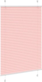 vidaXL Πλισέ περσίδα ροζ 100x150 cm Πλάτος υφάσματος 99,4 cm